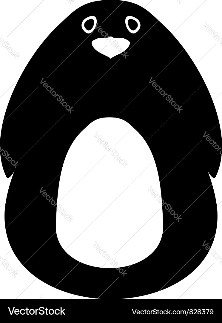 Cute Penguin Vector Image