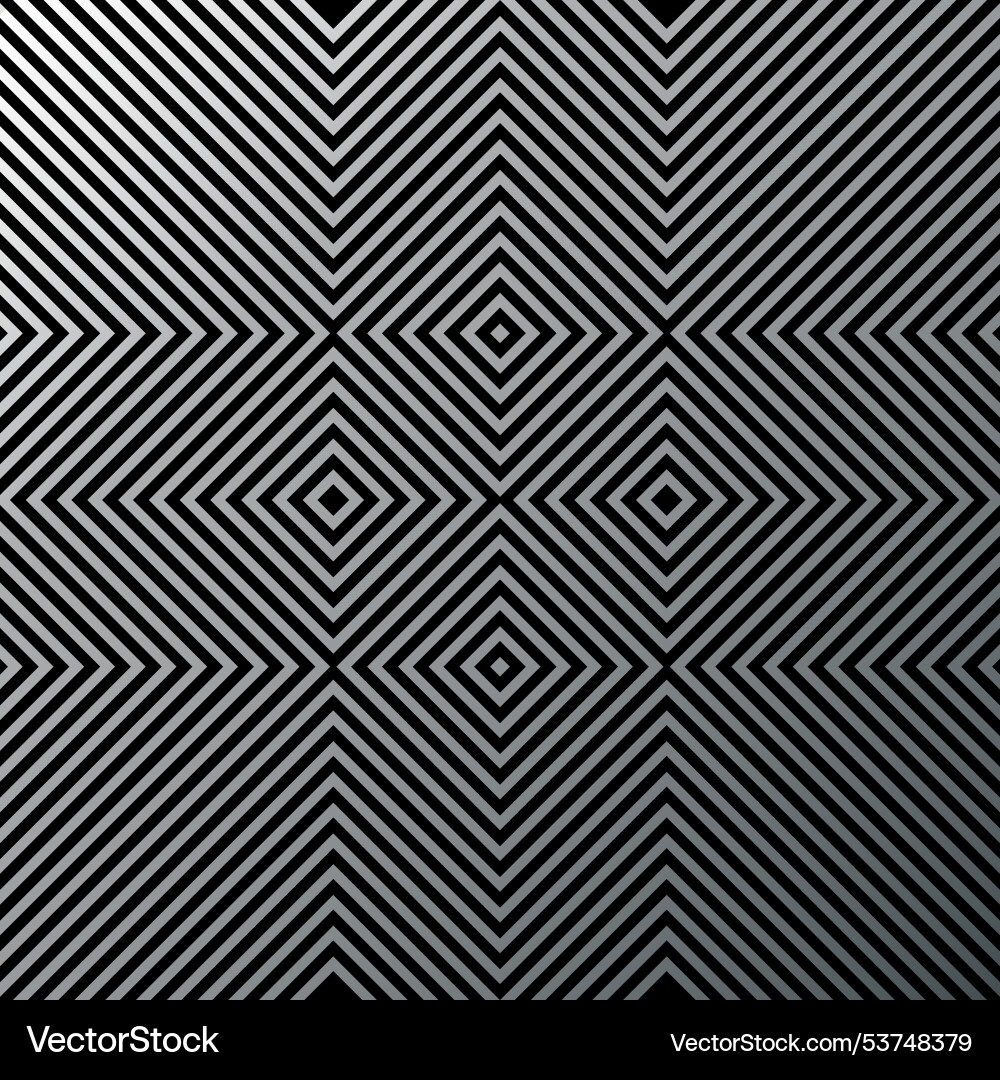 Diamond-shaped minimal pattern with clean lines Vector Image