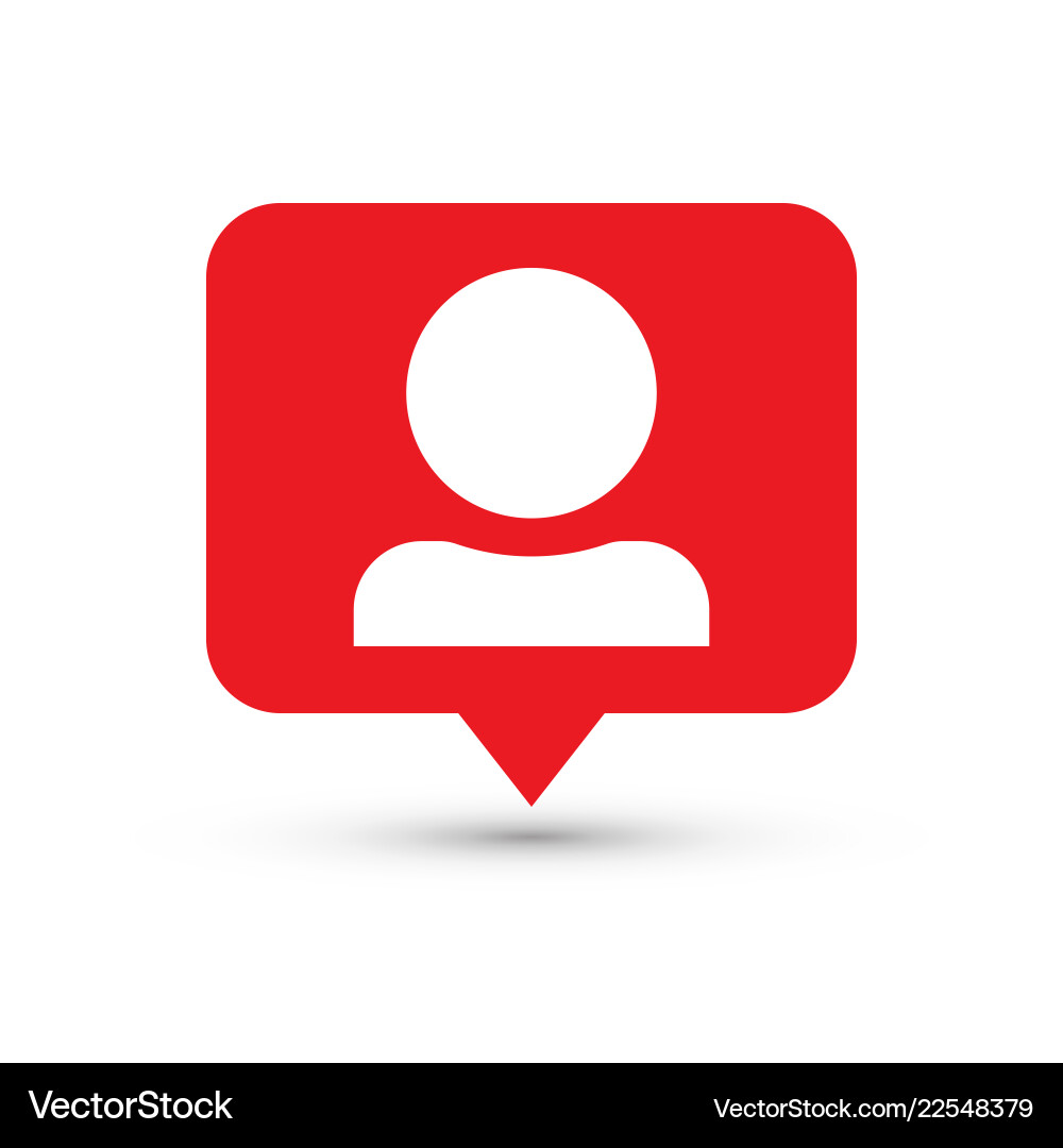 Follower Icon - Social Media vector image