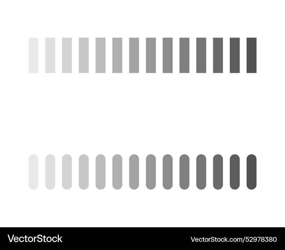 Collection loading bar status icon set of loaded Vector Image