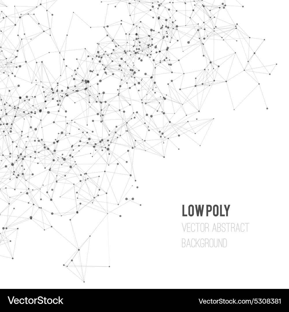 Abstract Mesh Network Background vector image