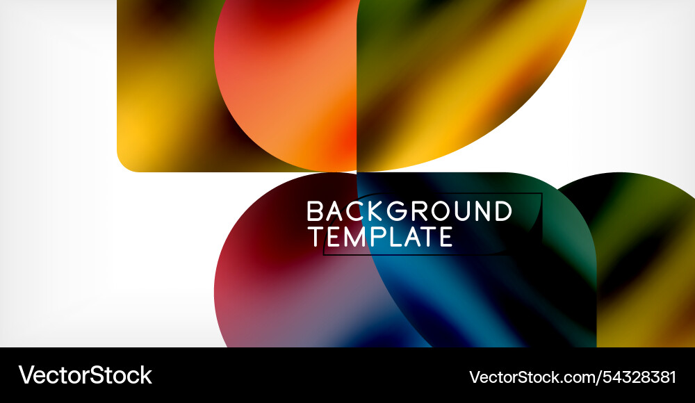 Bright circles with shadows abstract background Bright circles with shadows abstract background Vector Image
