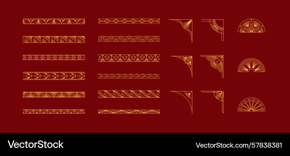 Frame constructor of boho geometric design Vector Image