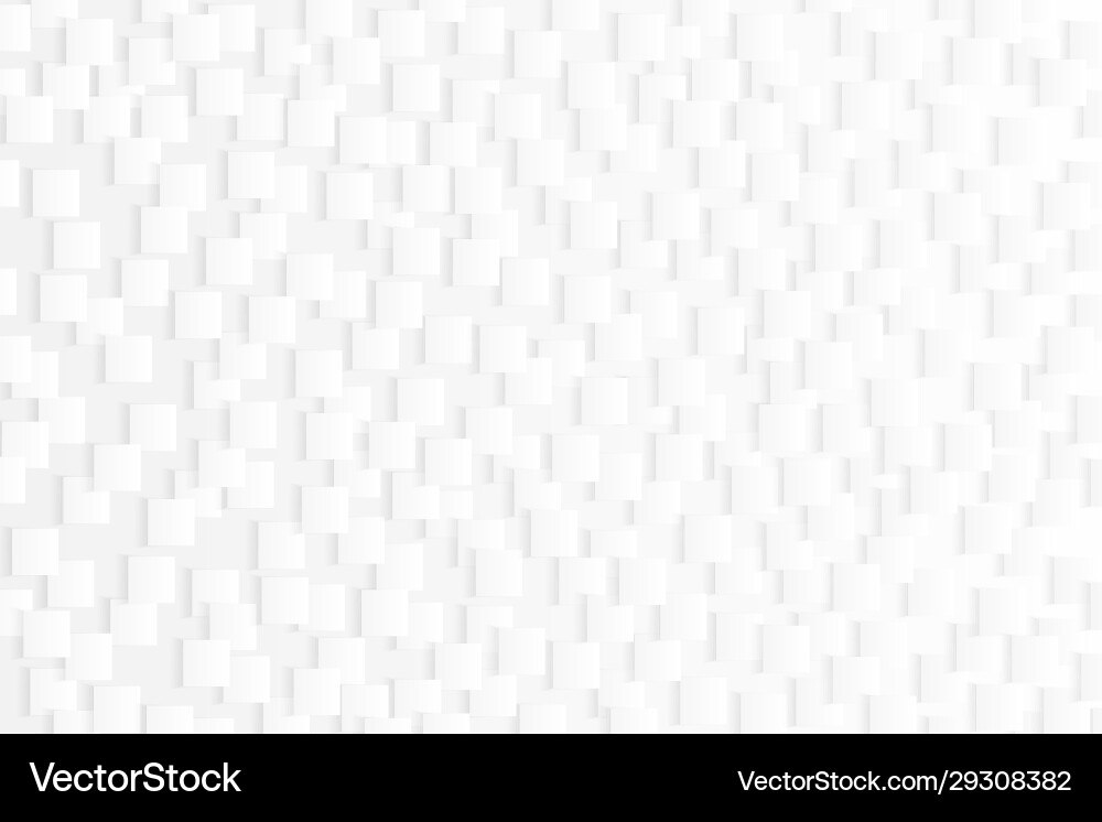 Abstract gradient gray and white square pattern vector image