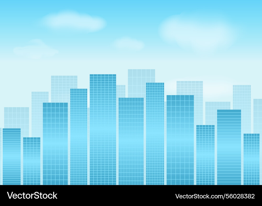 Building background skyscraper Vector Image