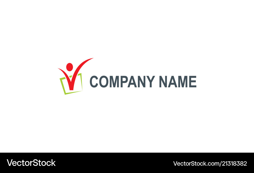 Dynamic Champion Logo Vector Image