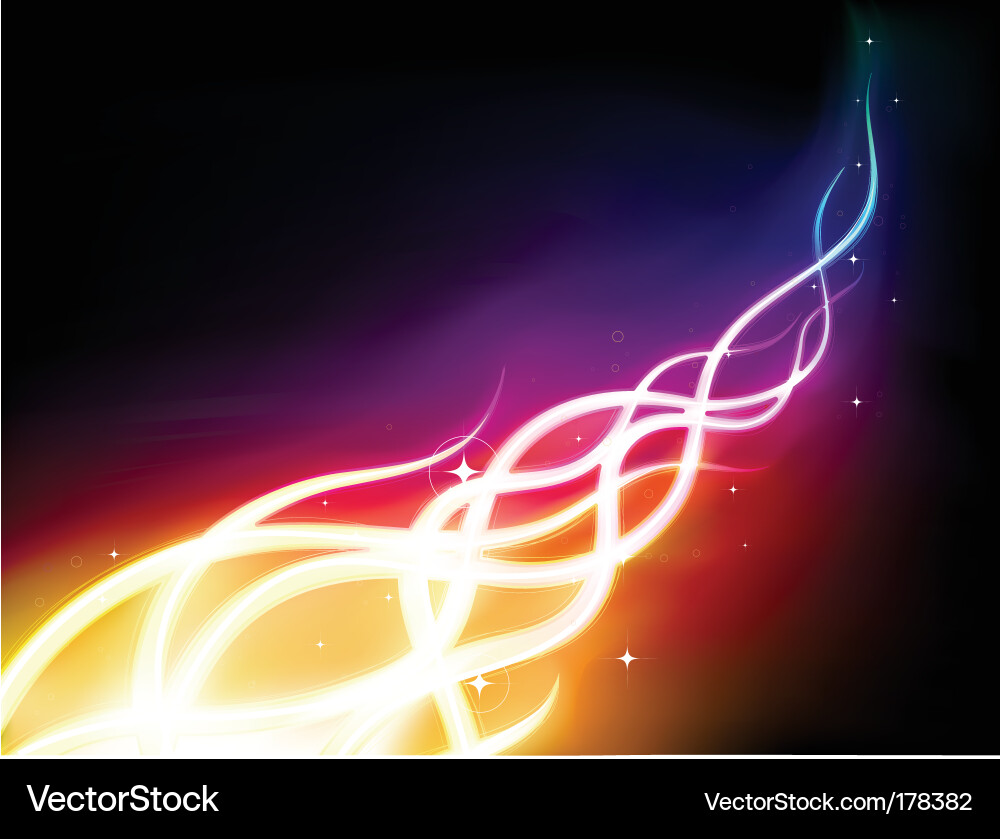 Dynamic Light Stream vector image