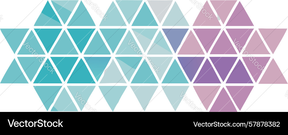 Geometric triangle pattern grid seamless Vector Image