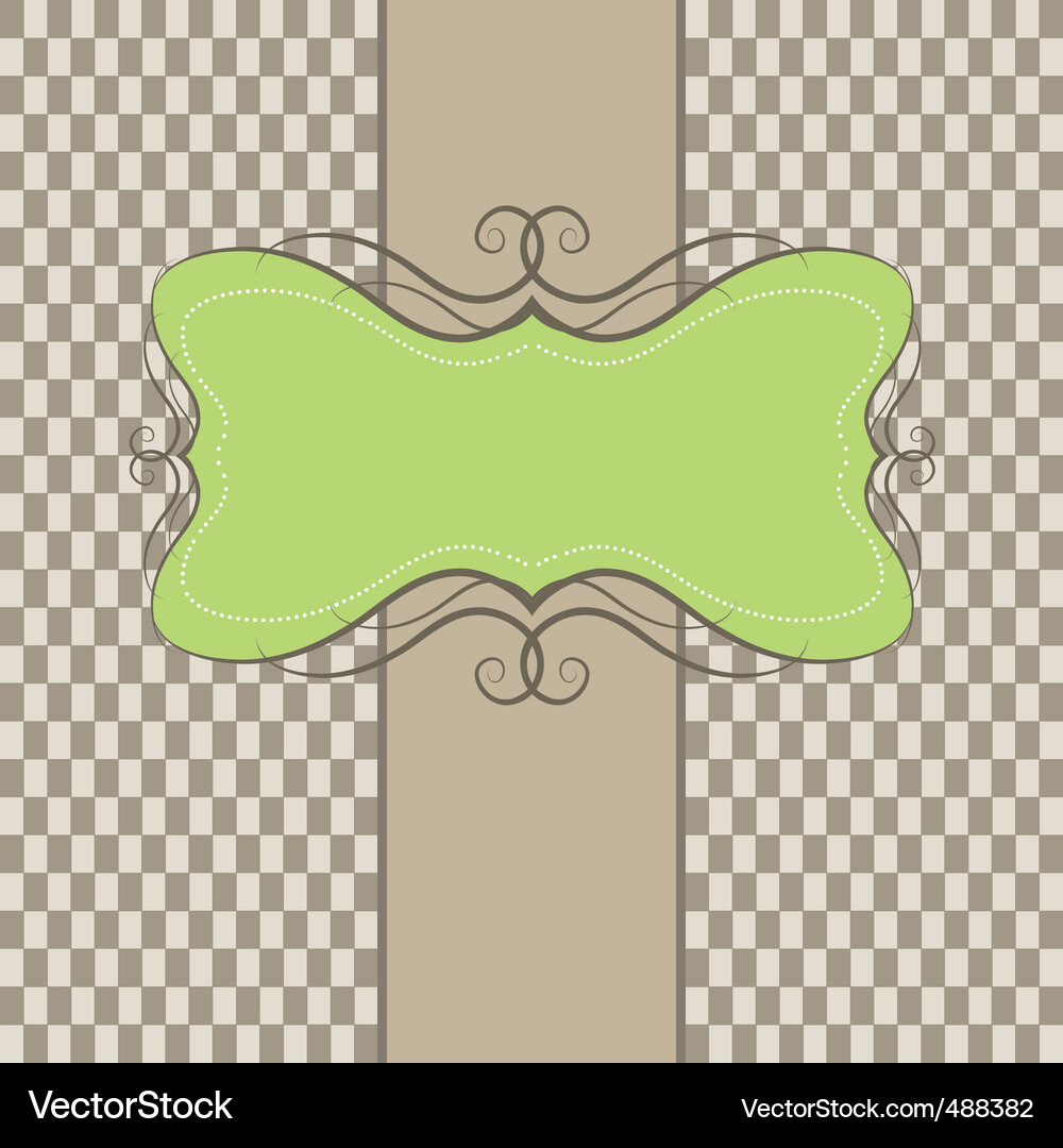 Template frame Vector Image