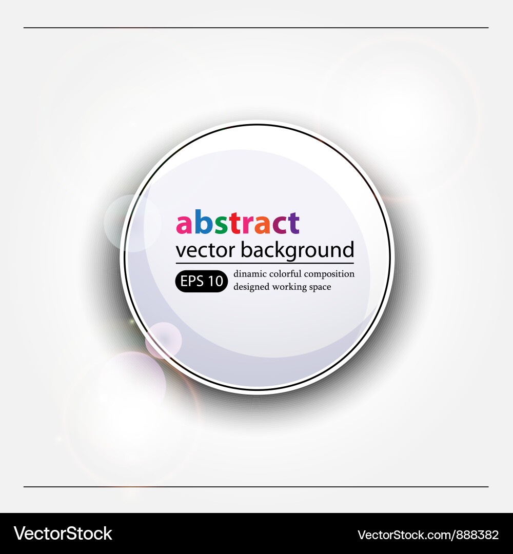 White web button Vector Image