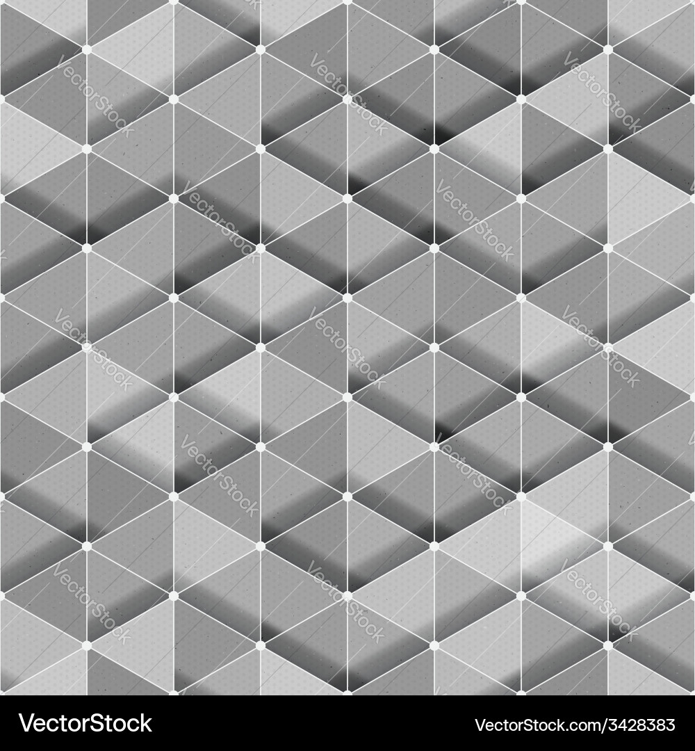 Geometric Tech Pattern vector image