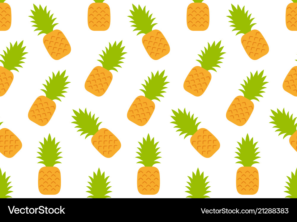 Seamless pattern with pineapple Seamless pattern with pineapple vector image