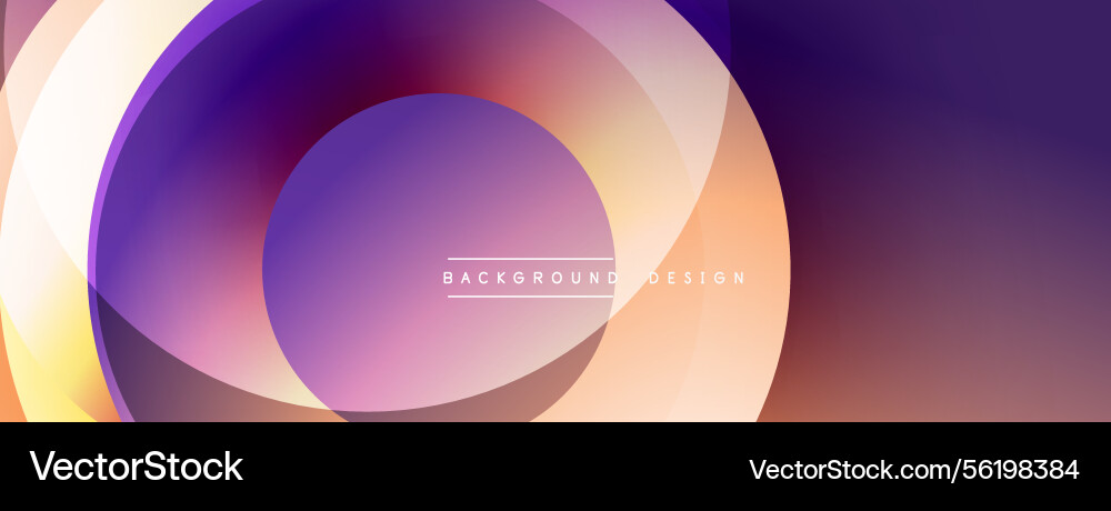 Abstract design features overlapping circles Abstract design features overlapping circles vector image