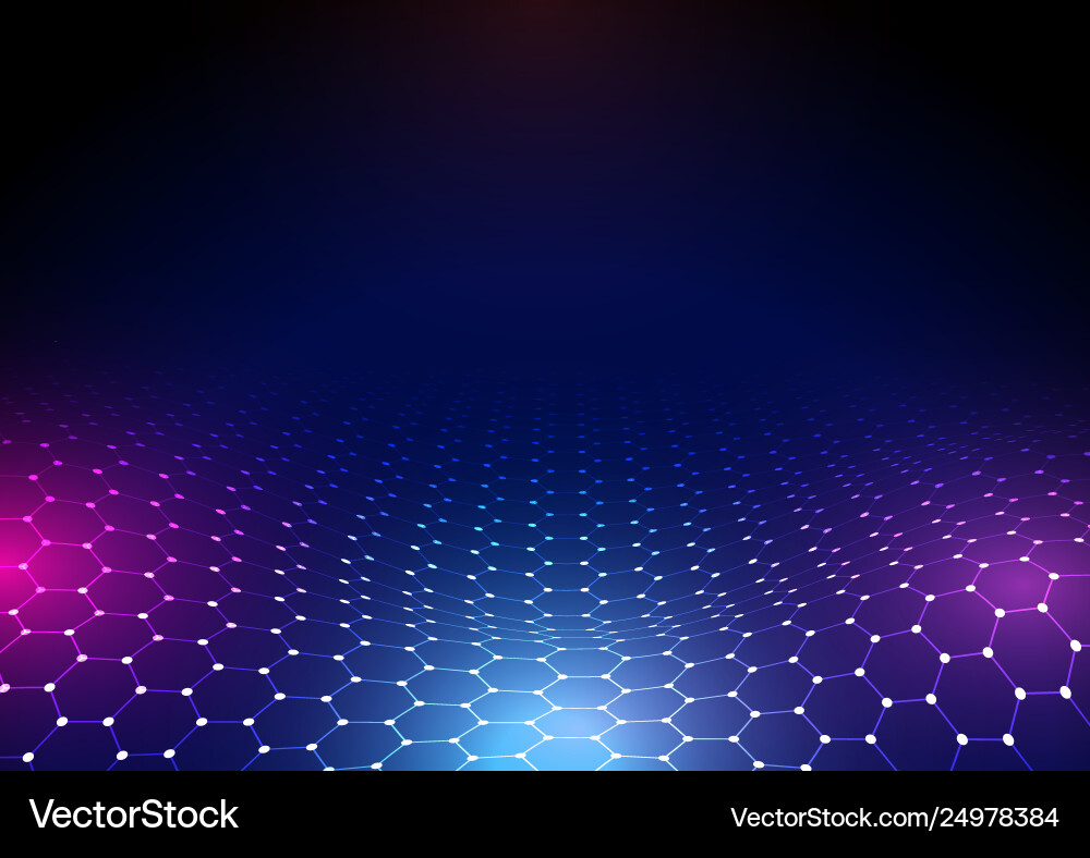 Abstract Digital Network Background vector image
