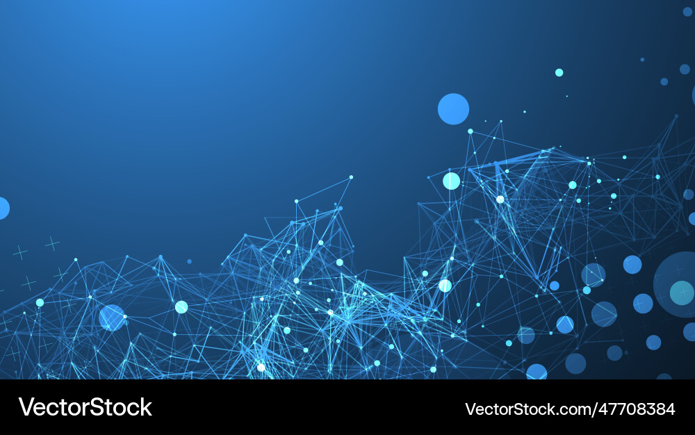 Abstract polygonal background with connecting Abstract polygonal background with connecting vector image