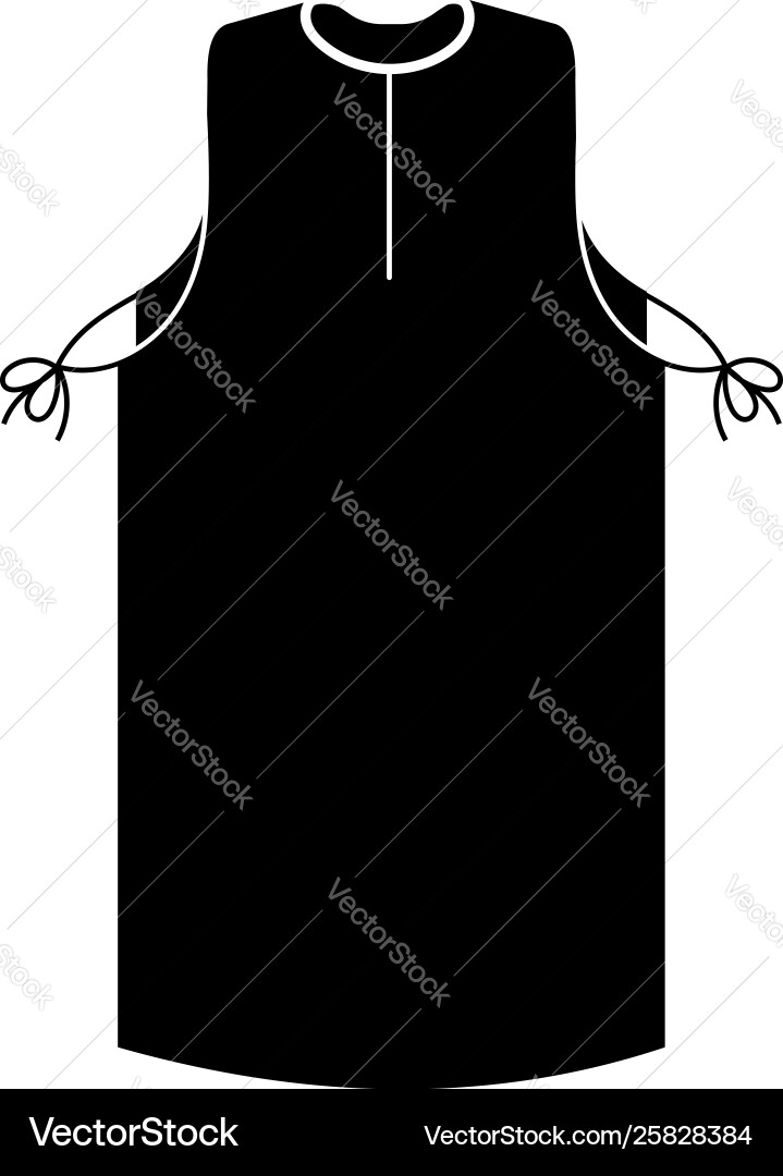 Apron icon simple style Vector Image
