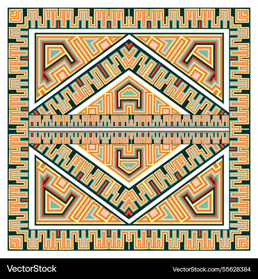 Geometric shape print design Geometric shape print design vector image