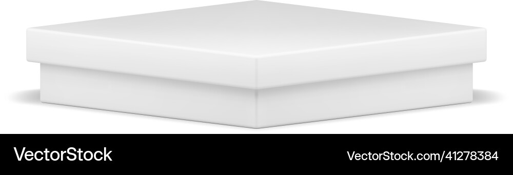Klassische weiß glänzende quadratische Bühne Podium Ebene Klassische weiß glänzende quadratische Bühne Podium Ebene vektorbild