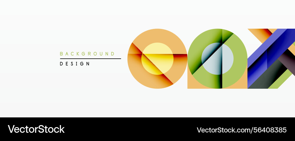 Abstract geometric shapes overlap creating Abstract geometric shapes overlap creating vector image