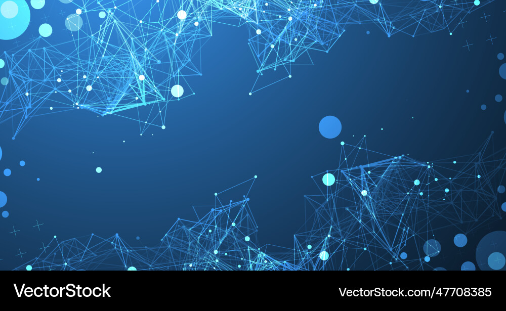 Abstract polygonal background with connecting Abstract polygonal background with connecting Vector Image