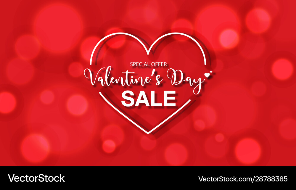 Heart frame on bokeh effect for valentines Heart frame on bokeh effect for valentines Vector Image