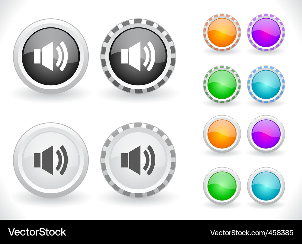 Web menu items Vector Image