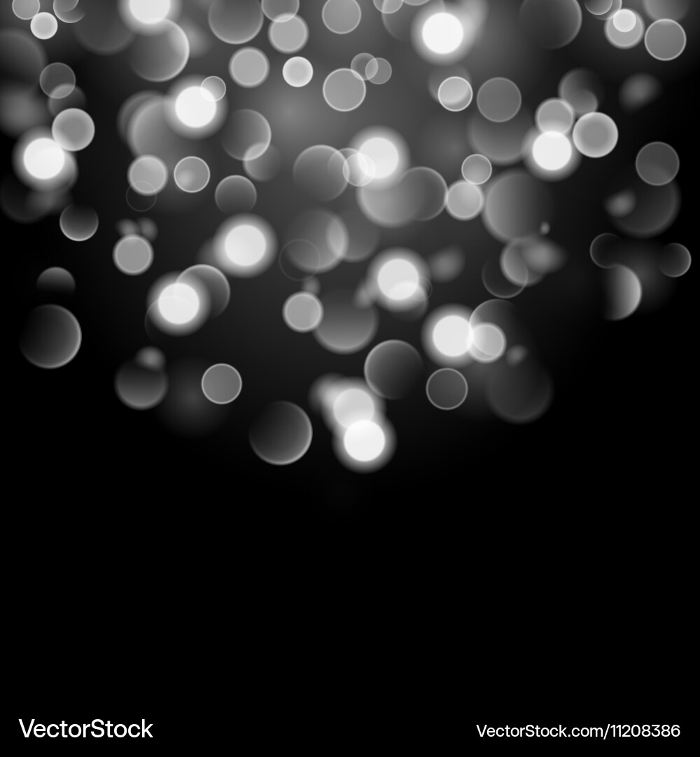 Abstract background with bokeh effect Vector Image