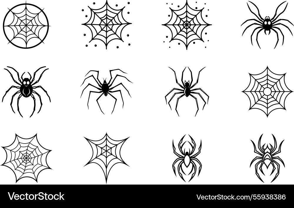 Brainpower icons lightning circuits and neural n vector image