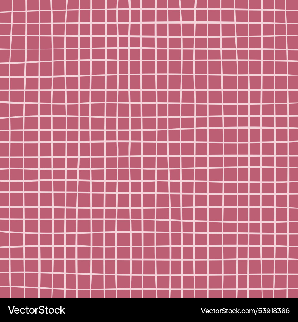 Hand drawn cute grid pattern for background Hand drawn cute grid pattern for background vector image
