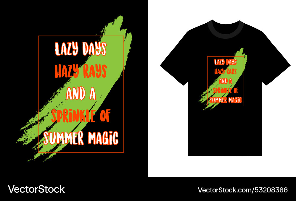 Lazy days hazy beams and a sprinkle of summer magic Lazy days hazy beams and a sprinkle of summer magic Vektorbild