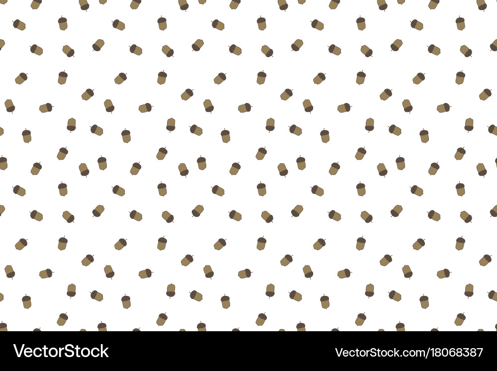 Autumn colorful seamless patterns with mosaic vector image