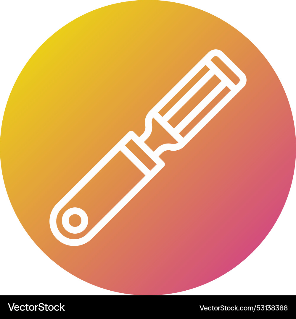 Chisel icon design Vector Image