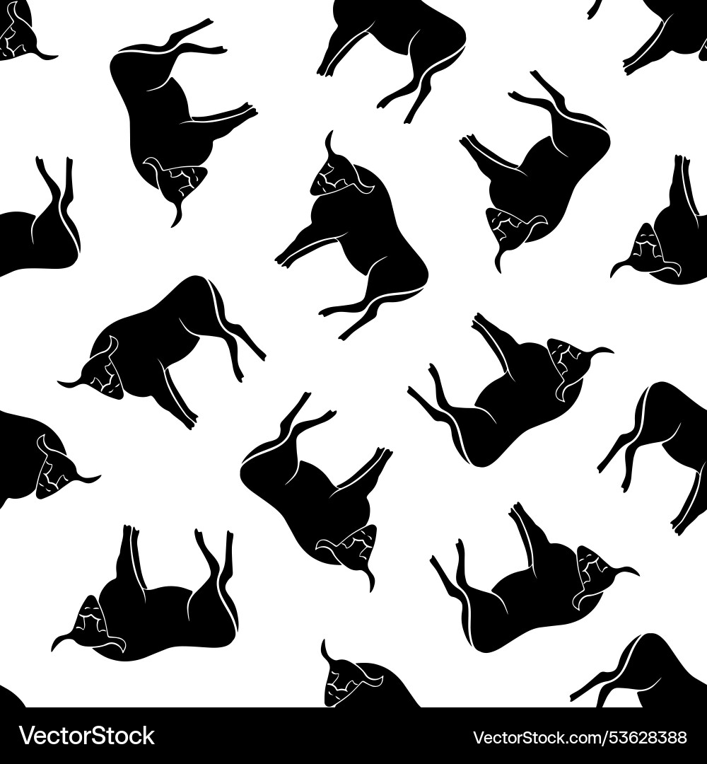 Design showcases a dynamic layout of bison Design showcases a dynamic layout of bison Vector Image