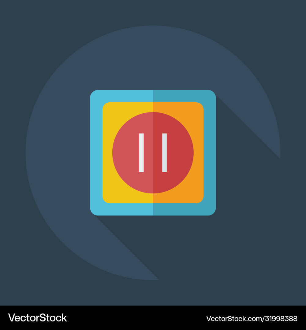 Flat modern design with shadow icons socket Flat modern design with shadow icons socket vector image