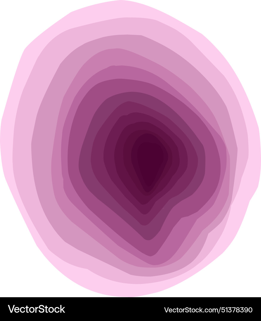 Abstract gradient layered shape spot drop Vector Image