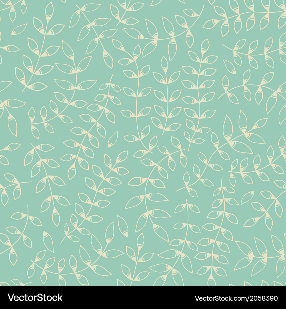 Seamless pattern with leaf abstract texture Vector Image