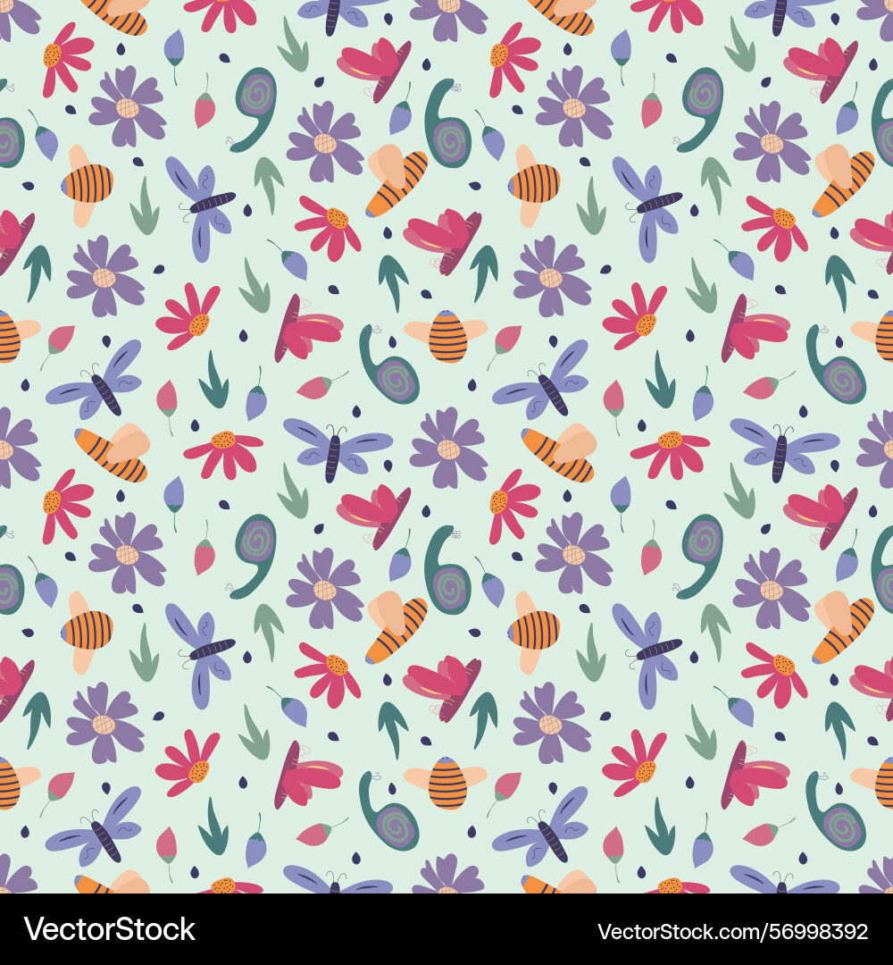 Multicolored fun pattern Vector Image