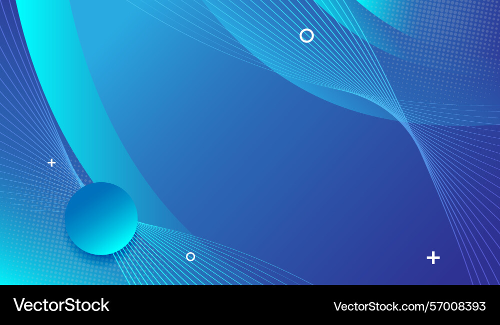Abstract blue background with dynamic waves Abstract blue background with dynamic waves vector image
