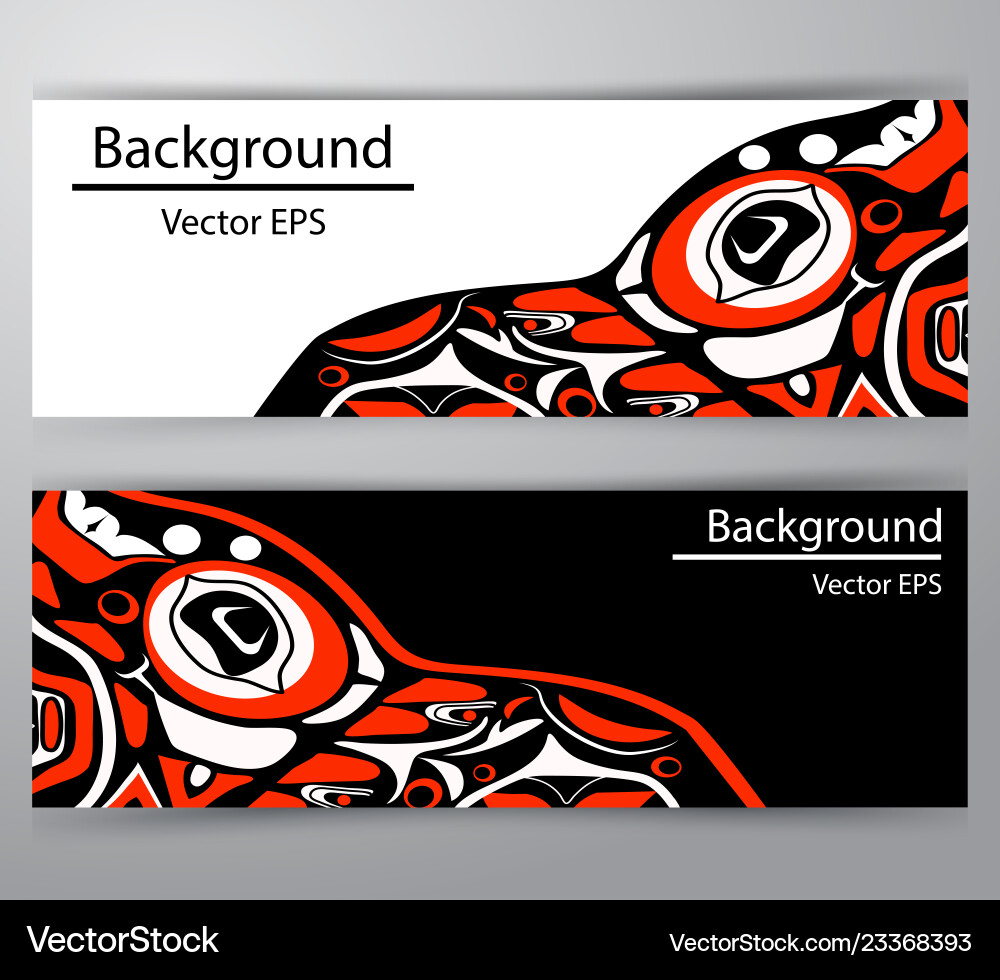 Native header invitation Native header invitation vector image
