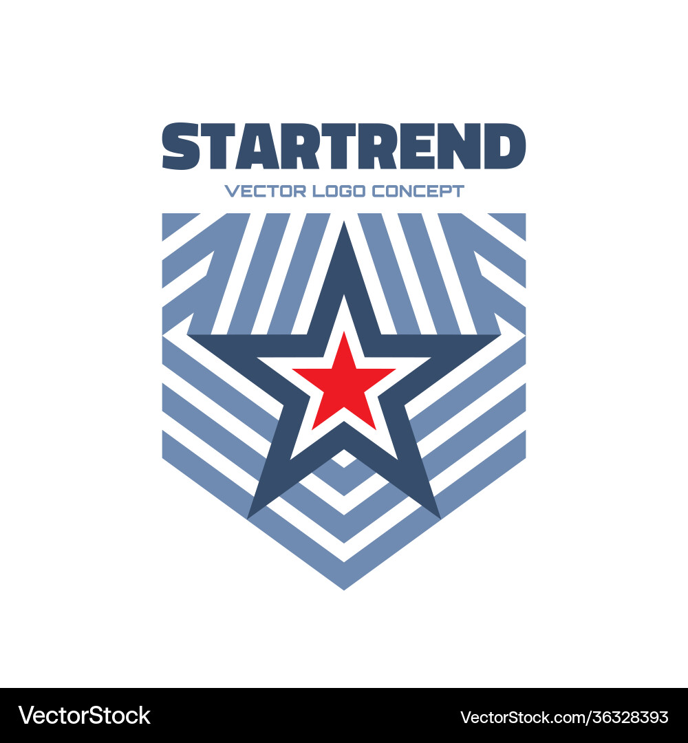 Starttrend - Logovorlage kreativ Starttrend - Logovorlage kreativ vektorbild