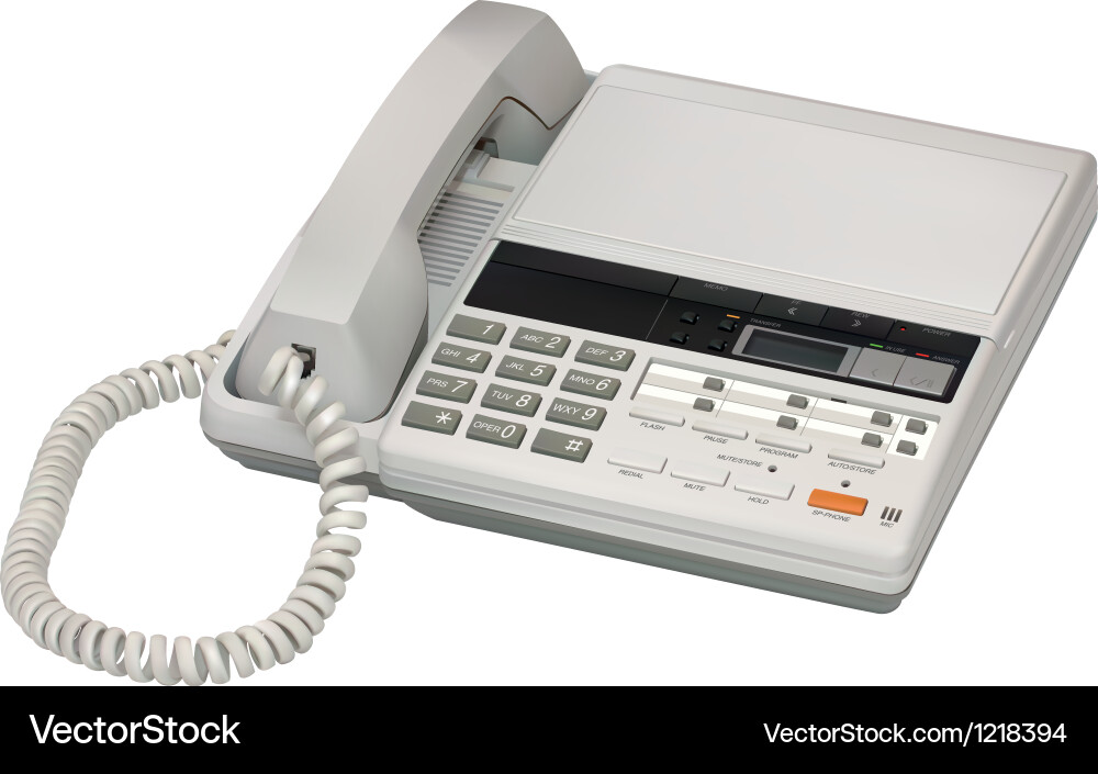 Answerphone Device vector image