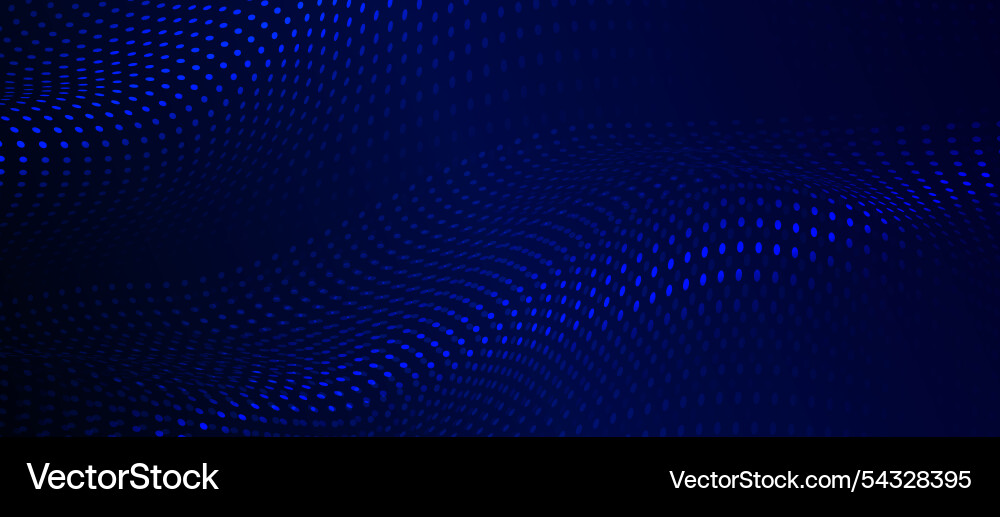 Abstract wavy blue dotted pattern background Abstract wavy blue dotted pattern background Vector Image