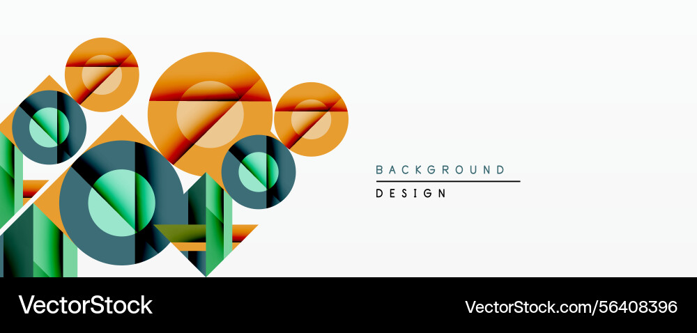 Abstract geometric shapes overlap creating Abstract geometric shapes overlap creating Vector Image