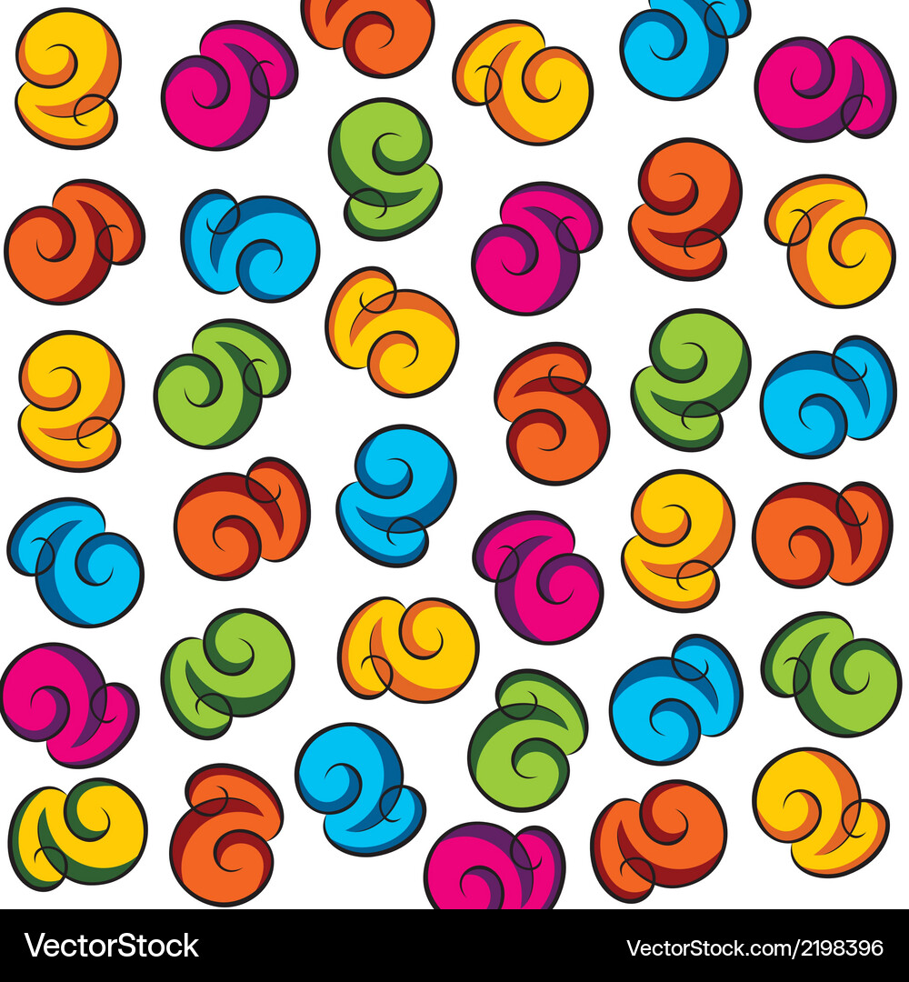 Abstract shape pattern background Vector Image