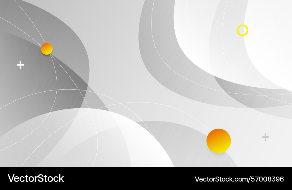 Abstract white and grey background with dynamic Abstract white and grey background with dynamic Vector Image