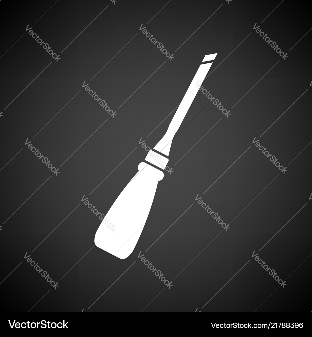 Chisel icon Chisel icon vector image