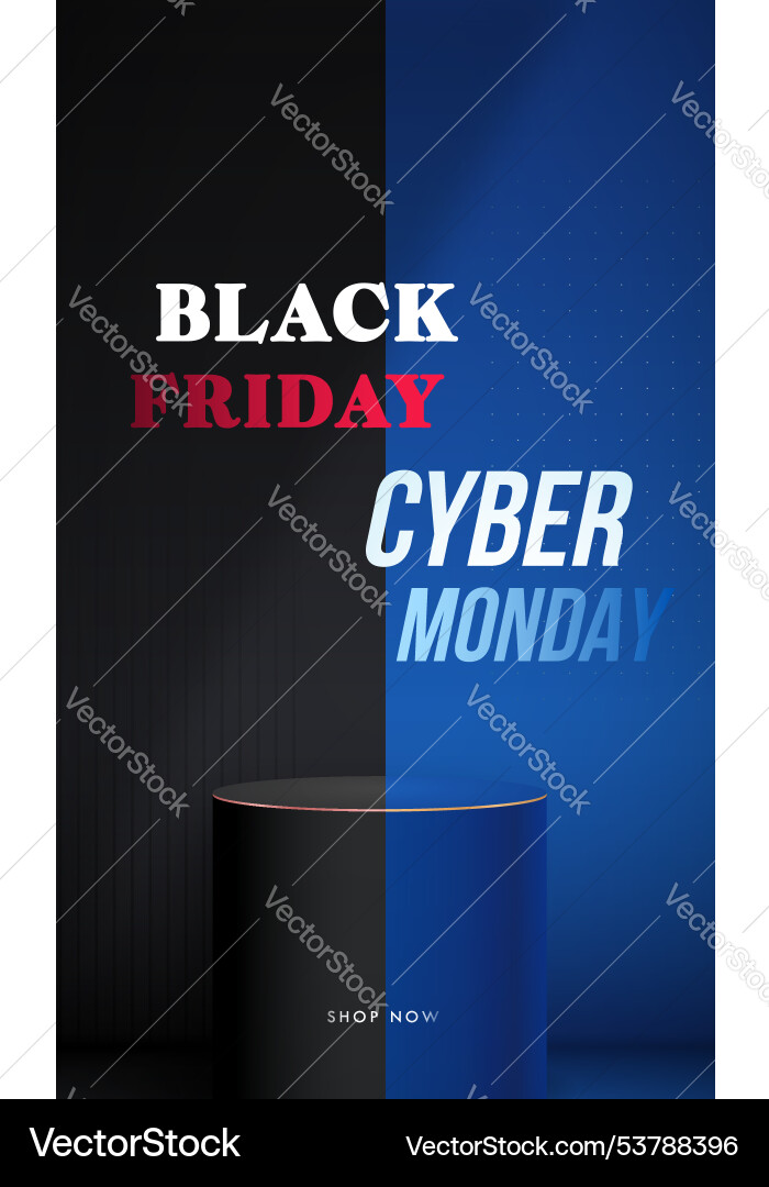 Dynamic split design for black friday and cyber Dynamic split design for black friday and cyber Vector Image