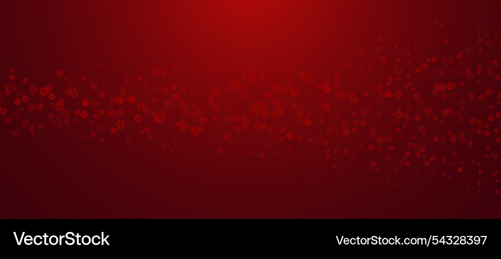 Festive red background with snowflake pattern Festive red background with snowflake pattern vector image