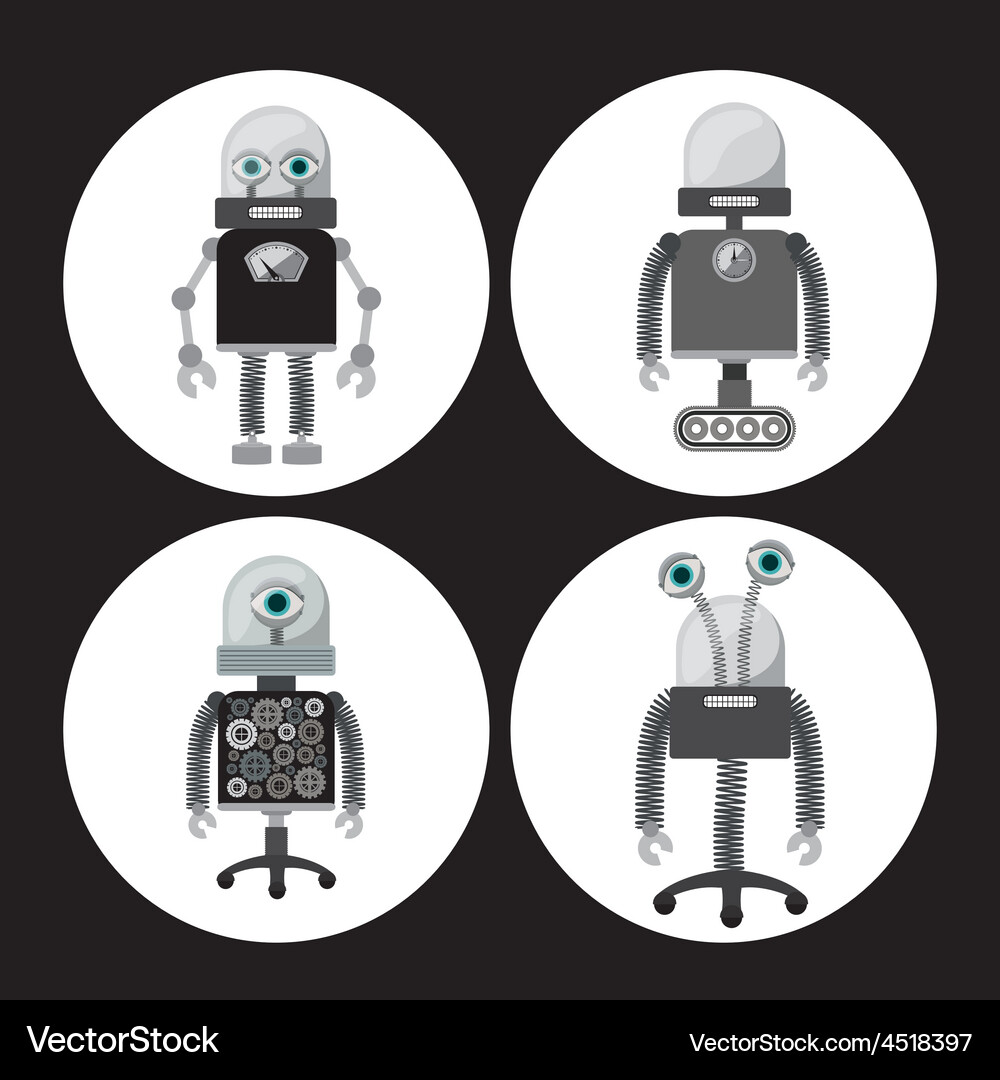 Robot design Vector Image