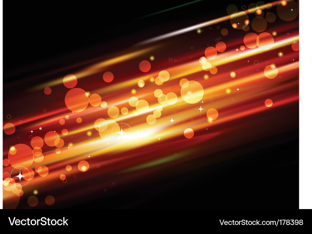 Dynamic Light Stream Vector Image